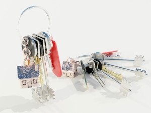 Bunch of Keys 3D Модель