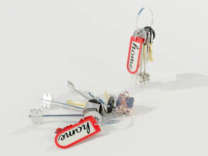 Bunch of Keys 3D Model