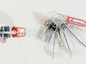 Bunch of Keys 3D Model