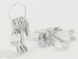Bunch of Keys 3D Model