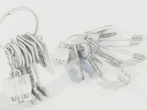 Bunch of Keys 3D Model