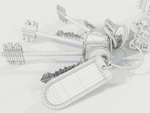 Bunch of Keys 3D Модель