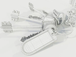 Bunch of Keys 3D Model