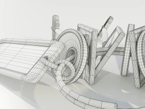 Bunch of Keys 3D Model