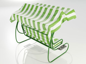 Garden Swing Model 3D