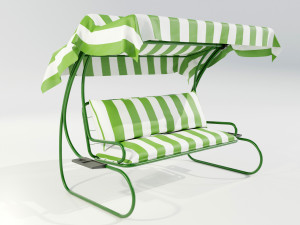 Garden Swing Model 3D