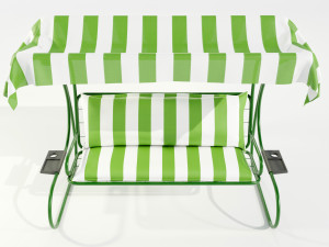 Garden Swing Model 3D
