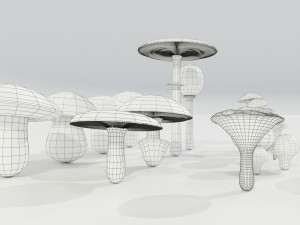 Mushrooms Collection 3Dモデル