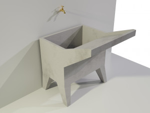 Italian Grit Washtub Modelo 3D