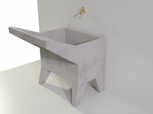 Italian Grit Washtub Modelo 3D