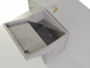 Italian Grit Washtub Modelo 3D