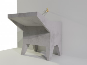 Italian Grit Washtub Modelo 3D