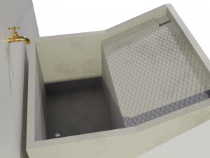 Italian Grit Washtub Modelo 3D