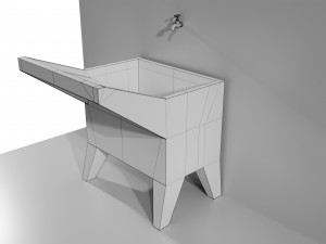 Italian Grit Washtub Modelo 3D