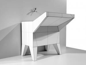 Italian Grit Washtub Modelo 3D