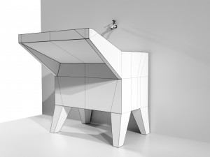 Italian Grit Washtub Modelo 3D