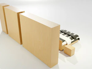 Conjunto completo de m&oacute;veis para quarto Modelo 3D