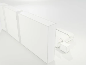 Conjunto completo de m&oacute;veis para quarto Modelo 3D