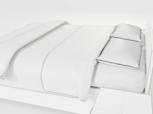 Double Bed 3D Model