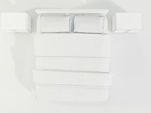 Double Bed 3D Model