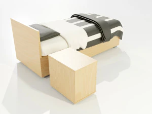 Single Bed 3D Model