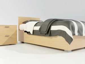 Single Bed 3D Model