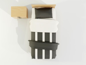 Single Bed Modelo 3D