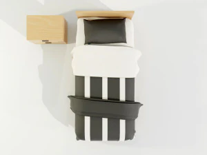 Single Bed 3D Model