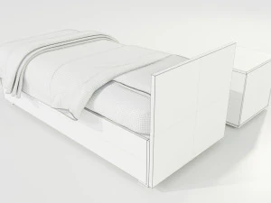 Single Bed 3D Model
