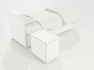 Single Bed 3D Model