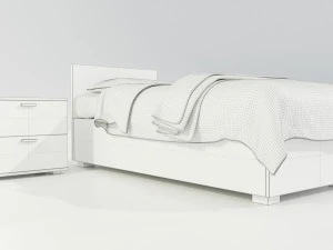Single Bed 3D Model
