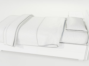 Single Bed Modelo 3D