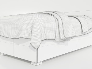 Single Bed Modelo 3D