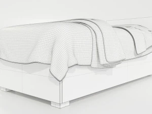 Single Bed 3D Model