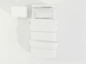 Single Bed 3D Model
