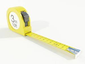 Metal Tape Measure Model 3D