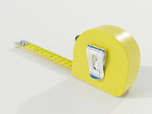 Metal Tape Measure 3D Model