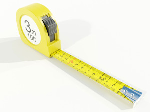 Metal Tape Measure Model 3D