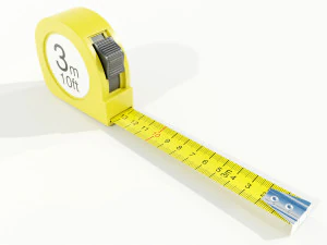 Metal Tape Measure 3D Model