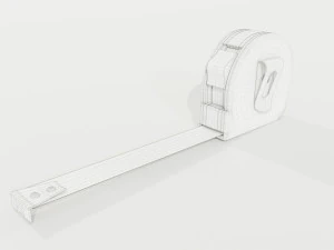 Metal Tape Measure 3D Model
