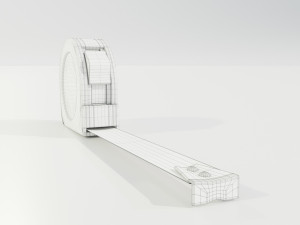 Metal Tape Measure Model 3D