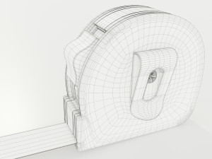 Metal Tape Measure Model 3D