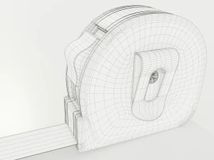 Metal Tape Measure 3D Model