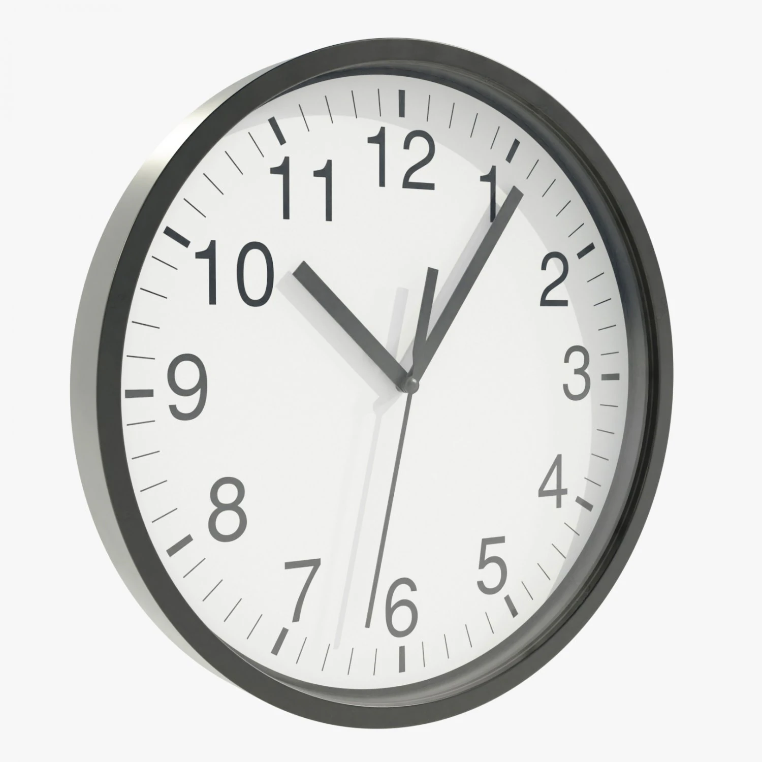 Wall Clock 3D Model .c4d .max .obj .3ds .fbx .stl .blend