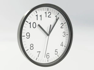 Wall Clock 3D Model