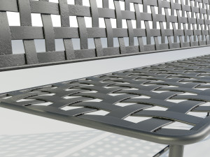 Wrought Iron Bench 3D Модель