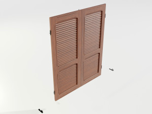 Wood Shutters 3D Модель