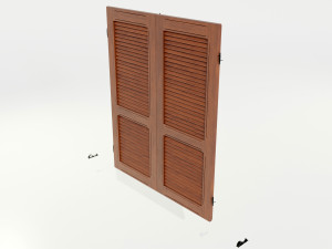 Wood Shutters 3D Модель