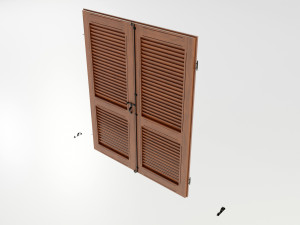 Wood Shutters 3D Модель