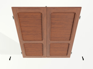 Wood Shutters 3D Модель